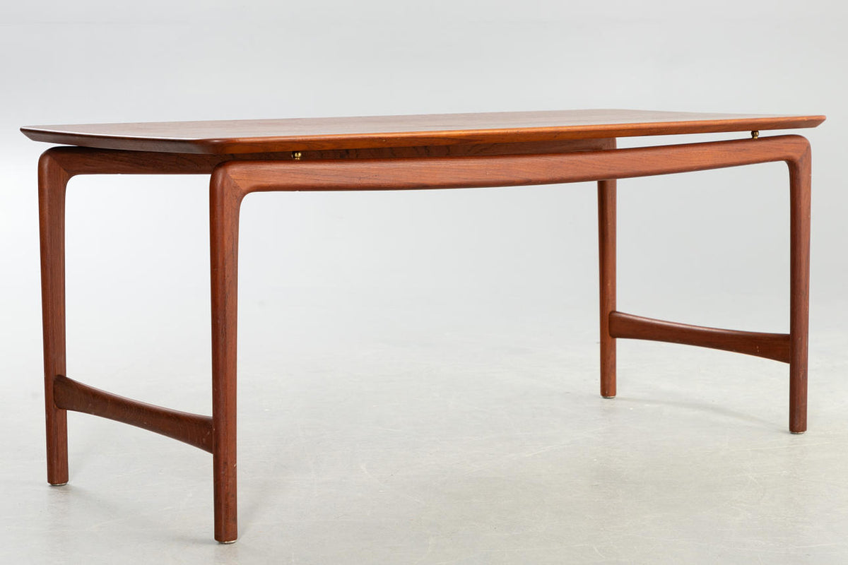 Model 'FD 15/54' cofee table by Peter Hvidt & Orla Mølgaard-Nielsen owned by James France, co-founder of France & Daverkosen (1960s) Denmark