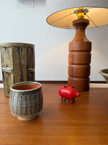 Vintage Wooden Pig Toothpick Holder by Aarika (Finland)