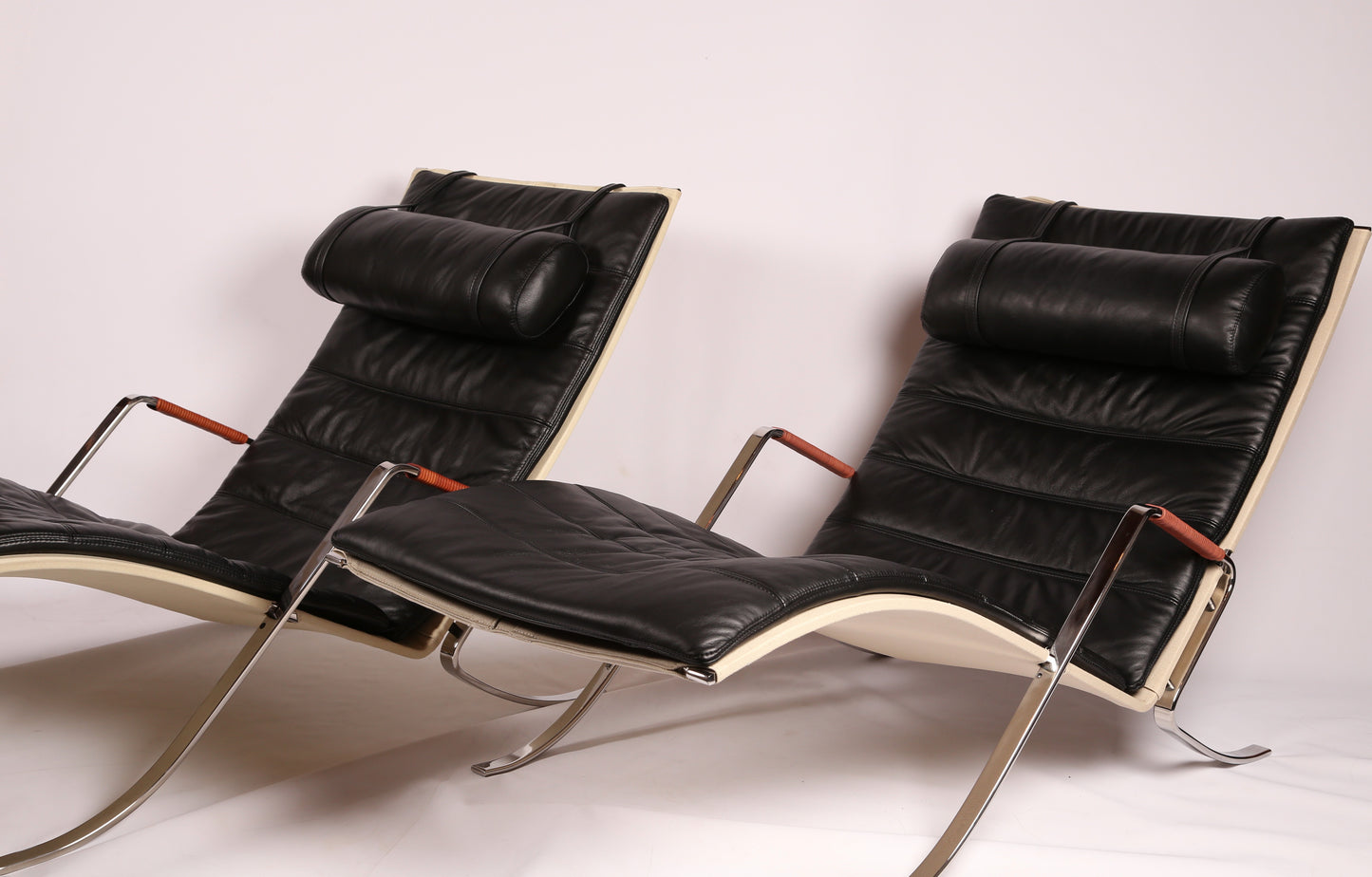 FK-87 Grasshopper Chaise Lounge by Fabricius &amp; Kastholm for Alfred Kill, 1960s (2 available)