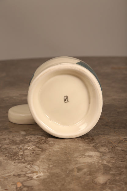 Studio Pottery pot with lid by Ashley Howard