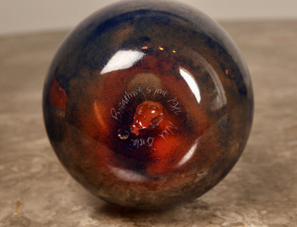 "Breathing Space" studio glass vase by Nick Orsler (1986) UK