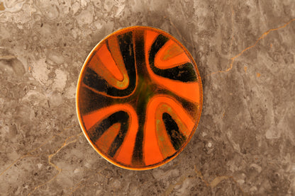 A Poole Delphis studio range plate 1960s (UK)