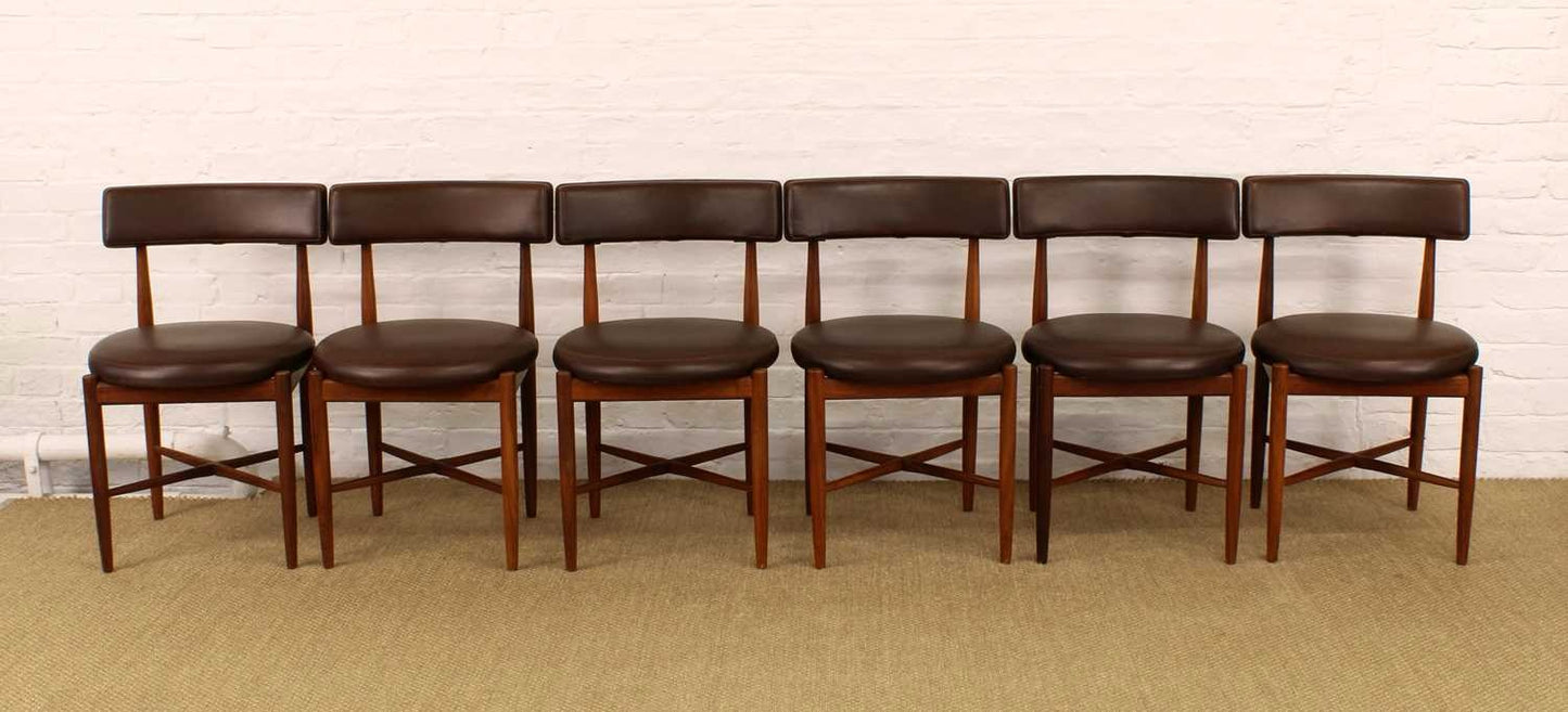 Set of Six ‘Fresco’ Dining Chairs by Victor Wilkins for G-Plan (1960s) UK