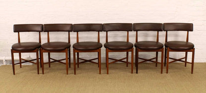 Set of Six ‘Fresco’ Dining Chairs by Victor Wilkins for G-Plan (1960s) UK