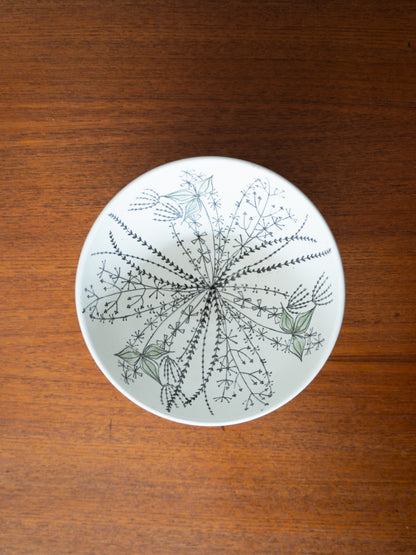 Stavangerflint Hand-Painted Ceramic Bowl, Norway (1960s)