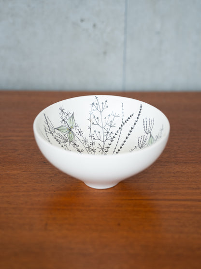 Stavangerflint Hand-Painted Ceramic Bowl, Norway (1960s)