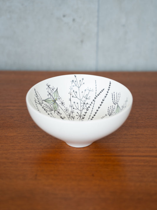 Stavangerflint Hand-Painted Ceramic Bowl, Norway (1960s)