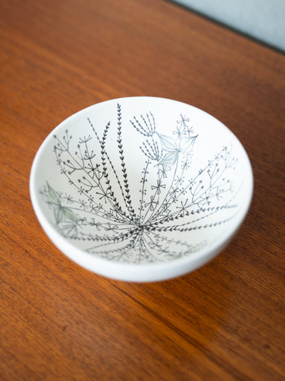 Stavangerflint Hand-Painted Ceramic Bowl, Norway (1960s)