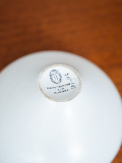 Stavangerflint Hand-Painted Ceramic Bowl, Norway (1960s)