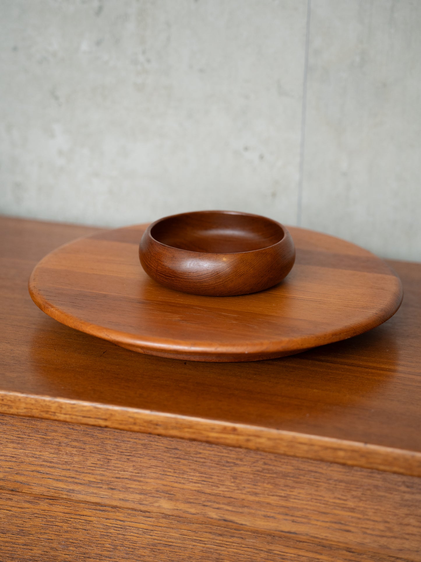 Digsmed Teak Lazy Susan, Denmark, c.1960s