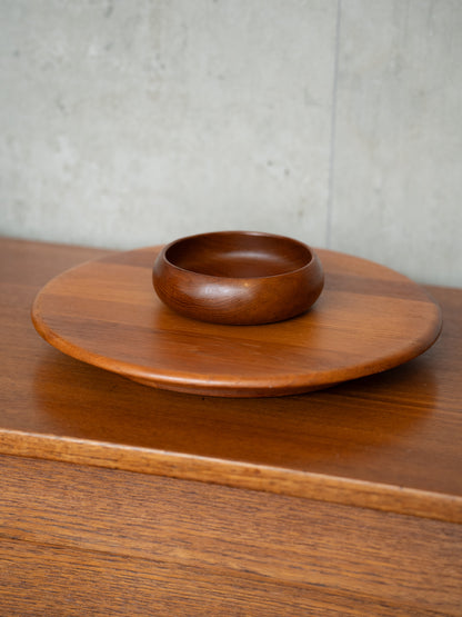 Digsmed Teak Lazy Susan, Denmark, c.1960s