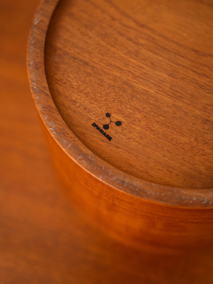 1970s Danish teak wood sculptural bowl, stamped 'Denmark'