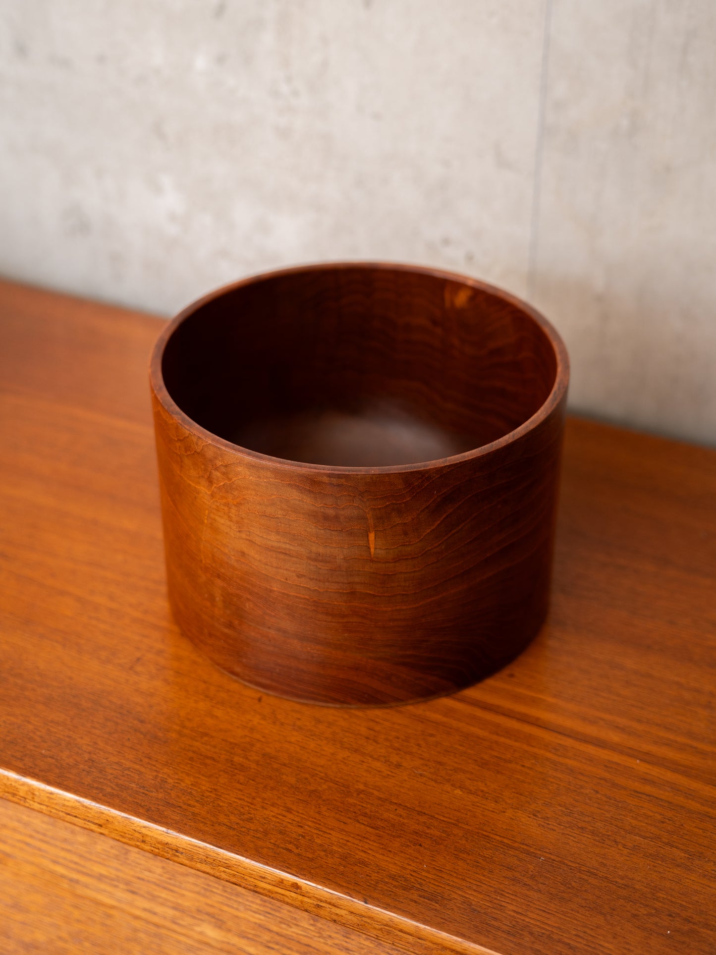 1970s Danish teak wood sculptural bowl, stamped 'Denmark'