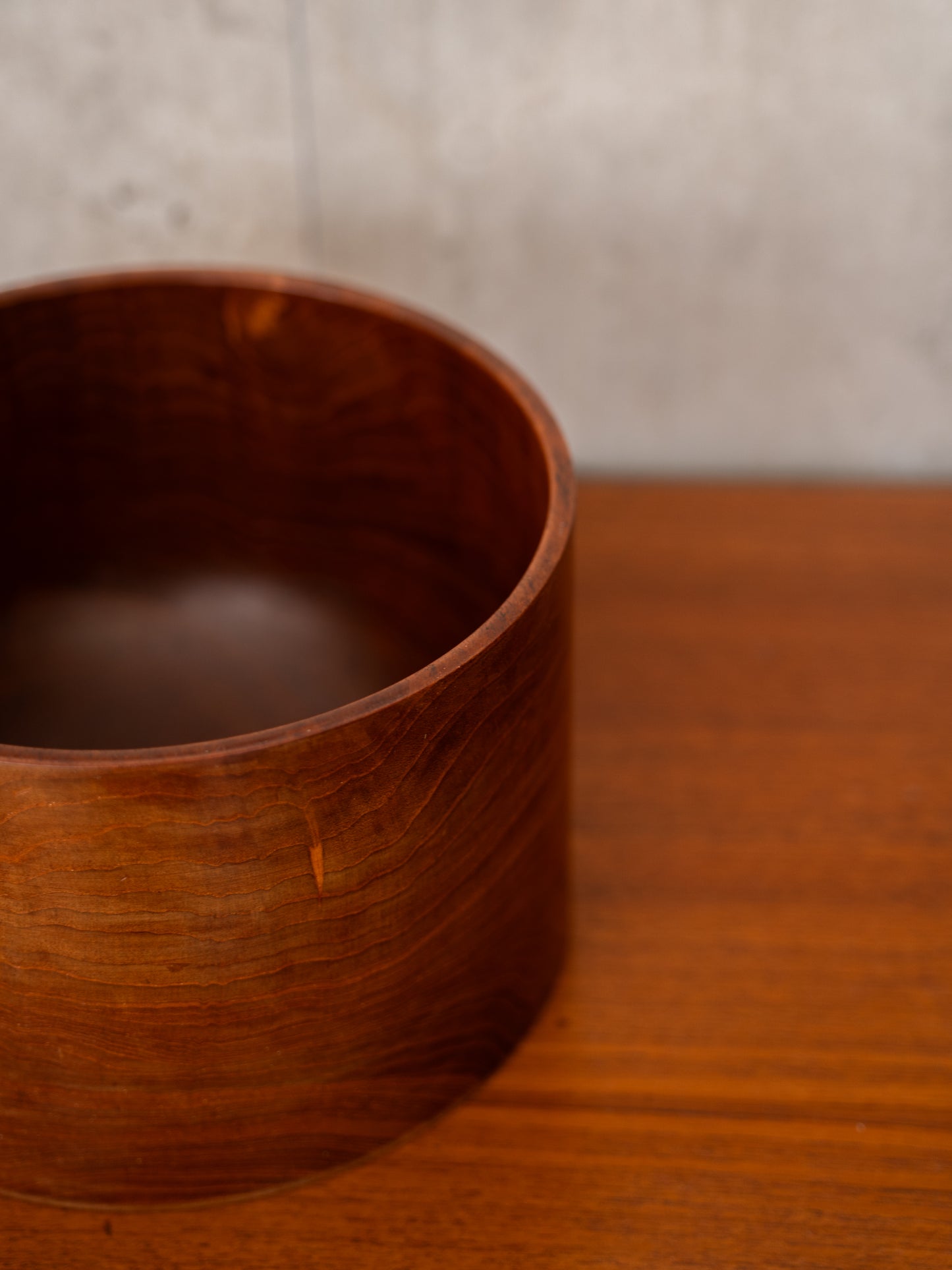 1970s Danish teak wood sculptural bowl, stamped 'Denmark'