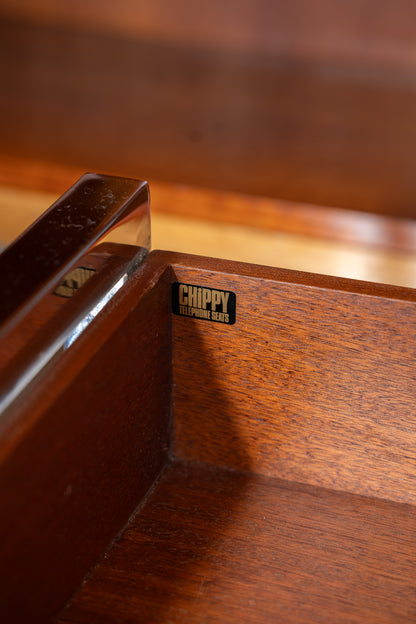 Chippy Heath Furniture Ltd, High Wycombe Telephone Seat &amp; Table Circa 1970s,