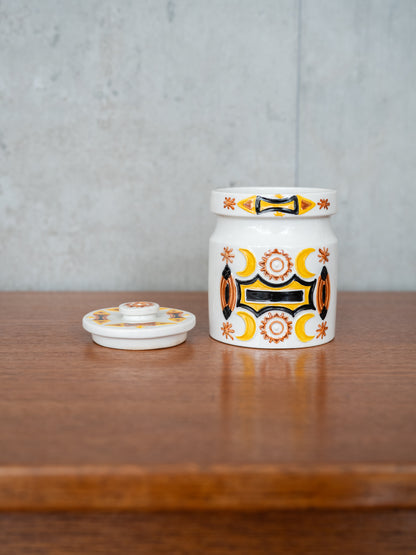 Yellow Portmeirion ‘Samarkand’ Lidded Storage Jar by Susan Williams-Ellis, England, 1960s