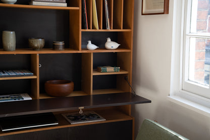 Teak and Painted Wooden Cabinet Domino Møbler, Denmark (1960s)