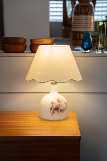 Pottery Lamp and Shade by Martin Pettinger for Somerset Pottery, (1960s) UK