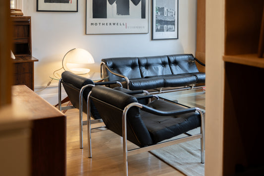 Three Piece Kaida Suite by Tim Bates for Pieff, (1970s) UK
