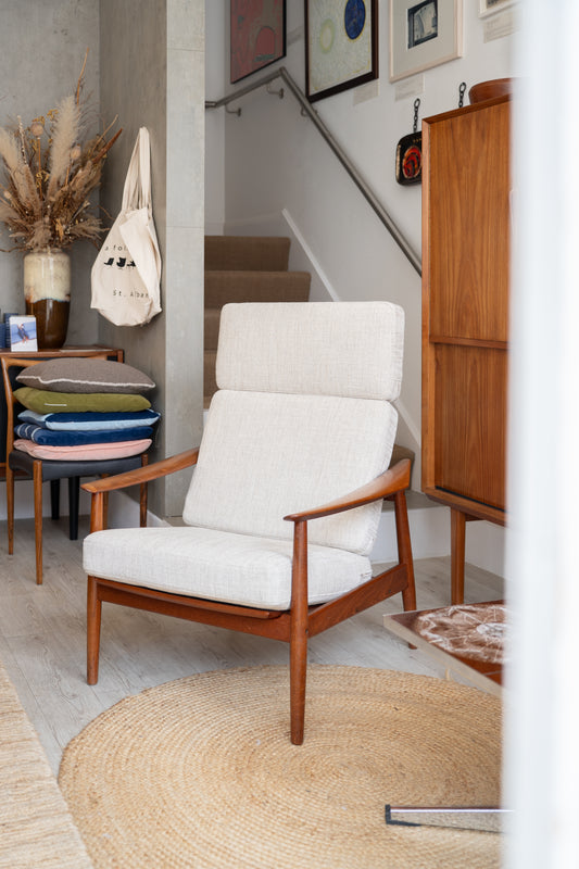 FD-164 Lounge Chair by Arne Vodder for France & Son, Denmark, 1960s