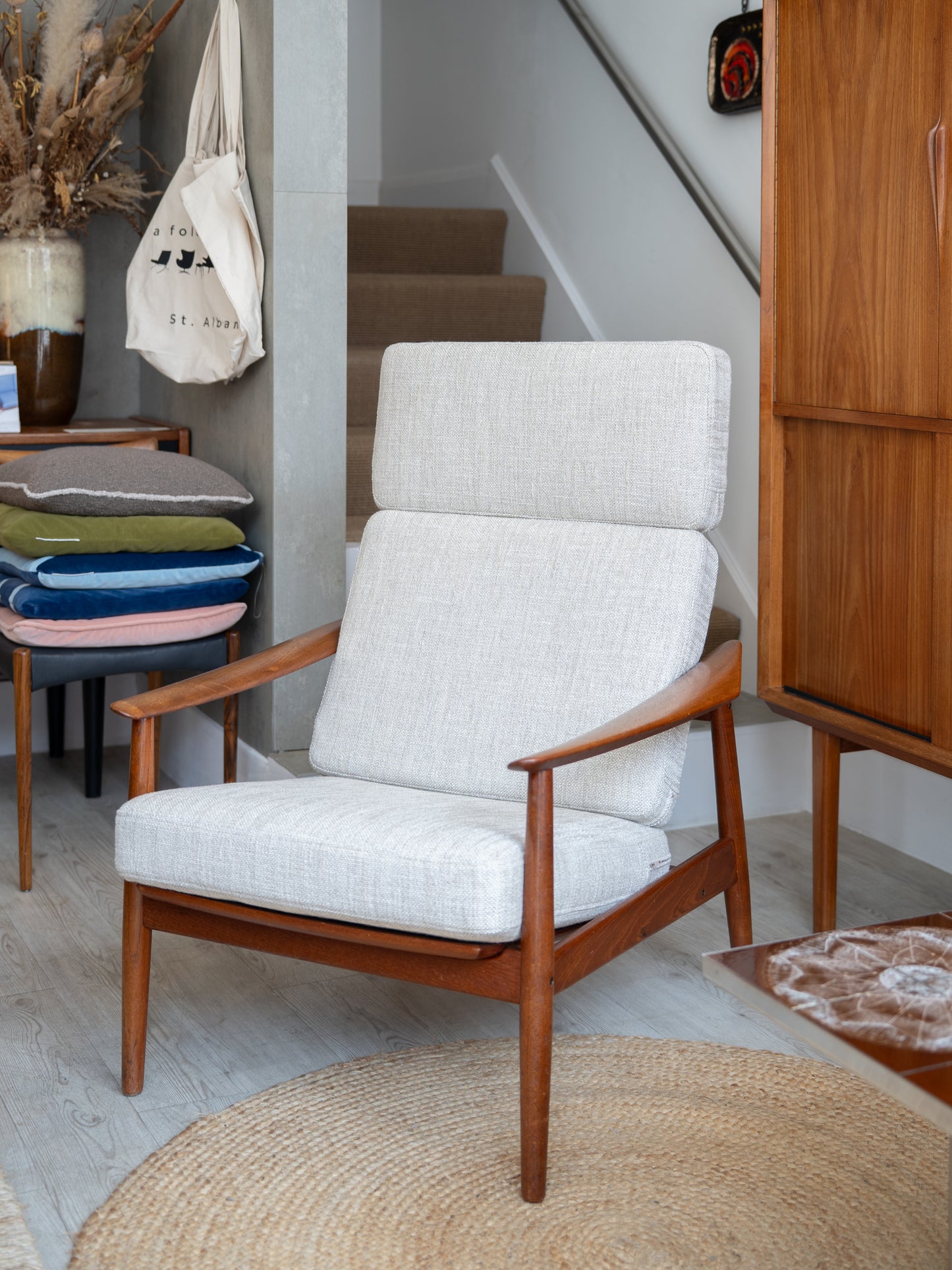 FD-164 Lounge Chair by Arne Vodder for France & Son, Denmark, 1960s ON HOLD