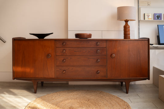 Afromosia and Teak Sideboard by John Herbert for Younger, (1960s) UK