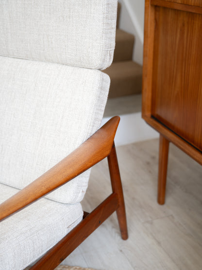 FD-164 Lounge Chair by Arne Vodder for France & Son, Denmark, 1960s ON HOLD