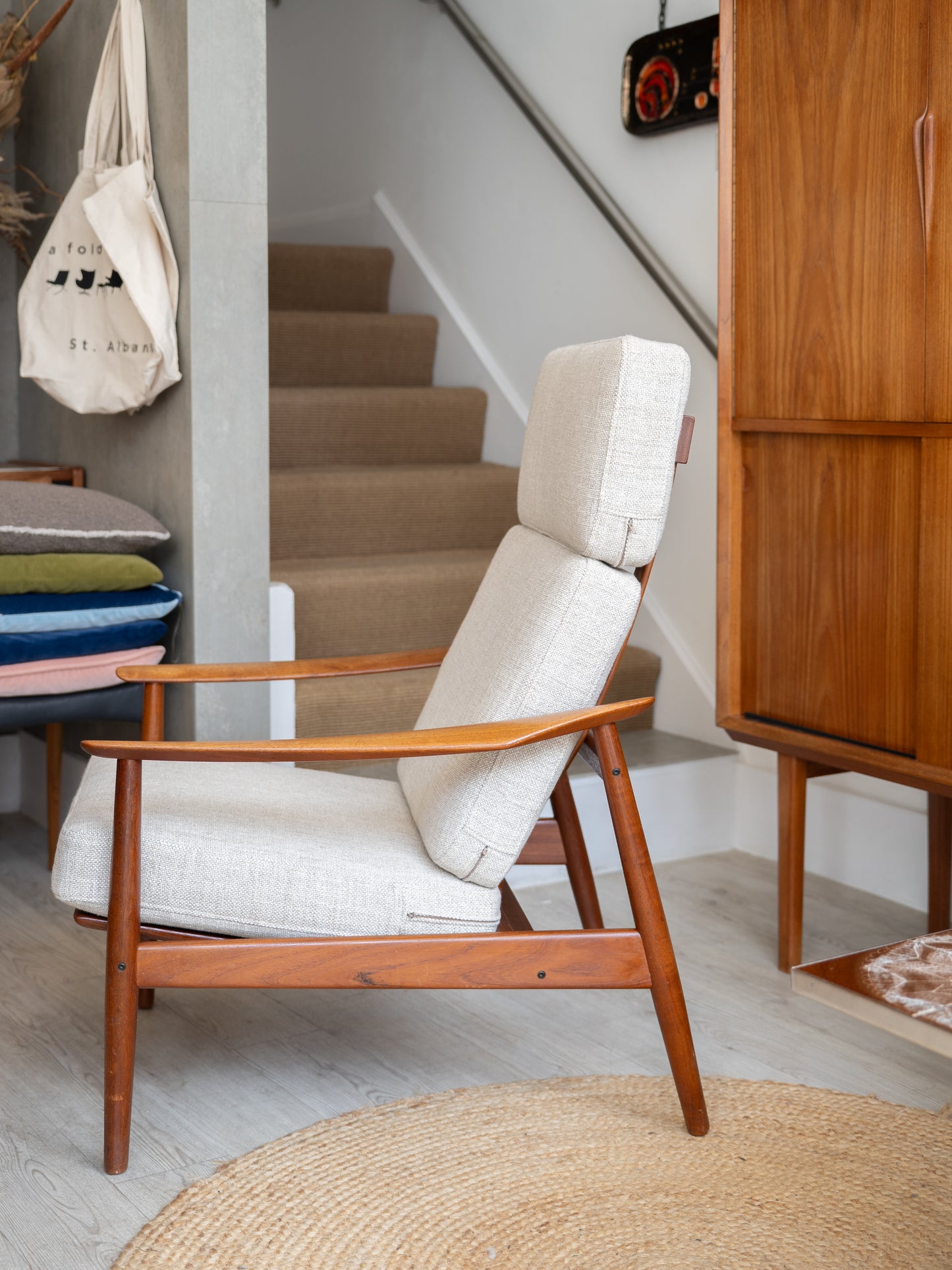 FD-164 Lounge Chair by Arne Vodder for France & Son, Denmark, 1960s ON HOLD