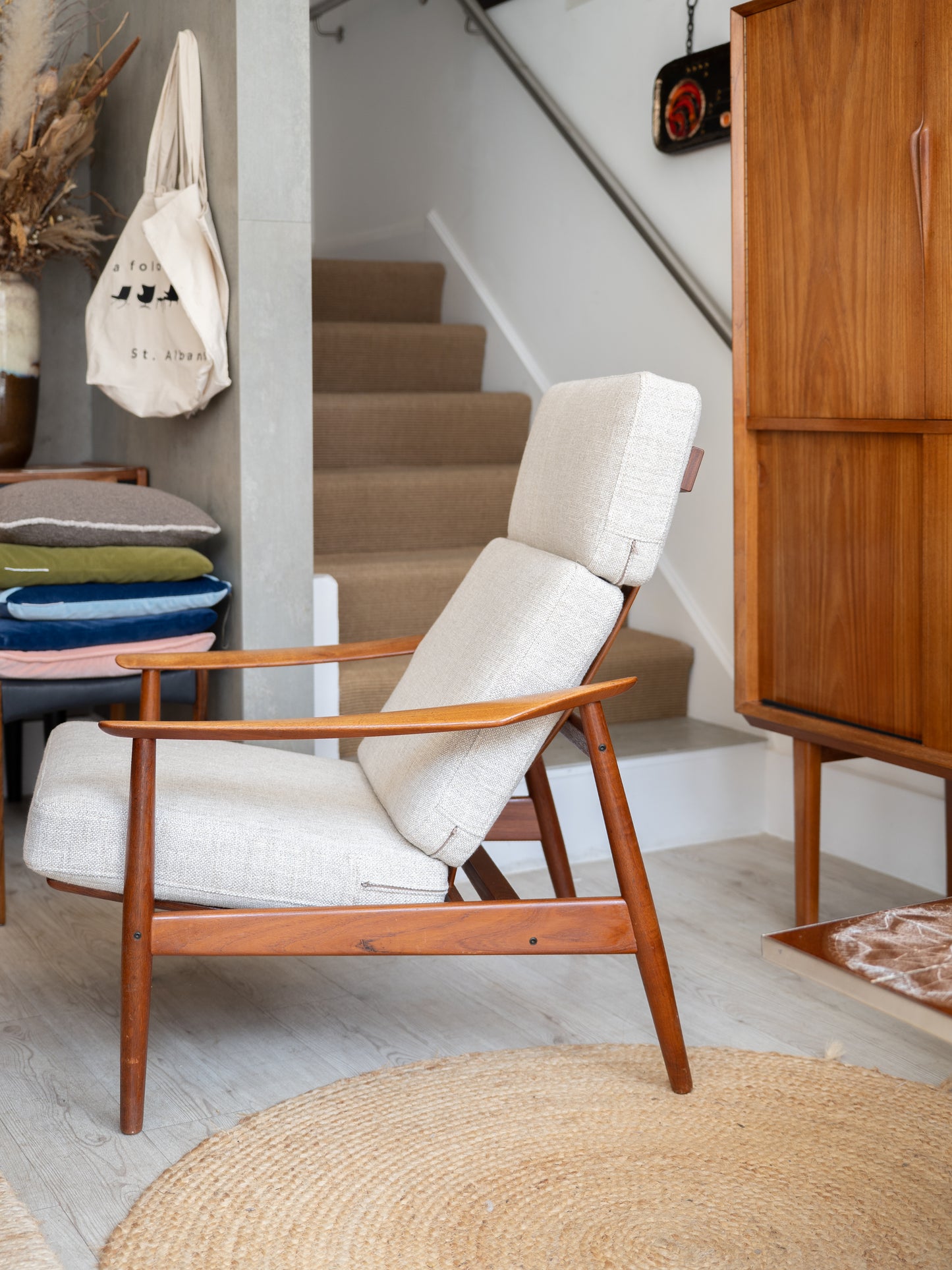 FD-164 Lounge Chair by Arne Vodder for France & Son, Denmark, 1960s ON HOLD
