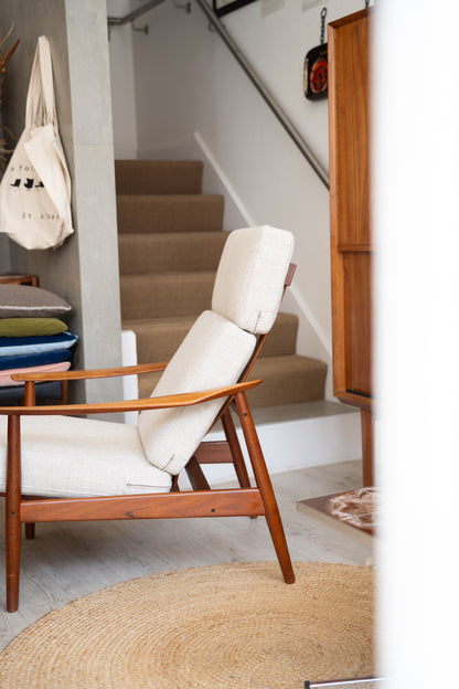 FD-164 Lounge Chair by Arne Vodder for France & Son, Denmark, 1960s ON HOLD