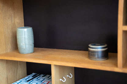 Teak and Painted Wooden Cabinet Domino Møbler, Denmark (1960s)