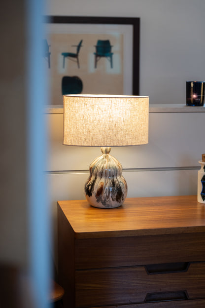 Pottery Lamp and Shade by Martin Pettinger for Somerset (1960s) UK