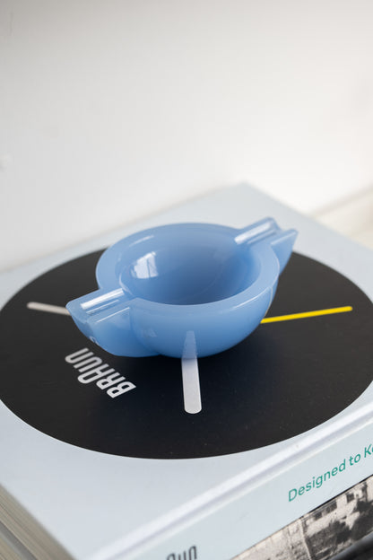 Robert Goodden for Chance Brothers ‘Orlak’ Art Deco Glass Ashtray/Decorative Bowl, 1935