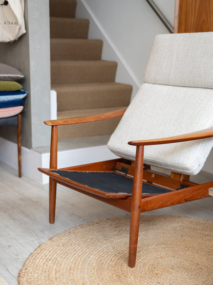 FD-164 Lounge Chair by Arne Vodder for France & Son, Denmark, 1960s ON HOLD