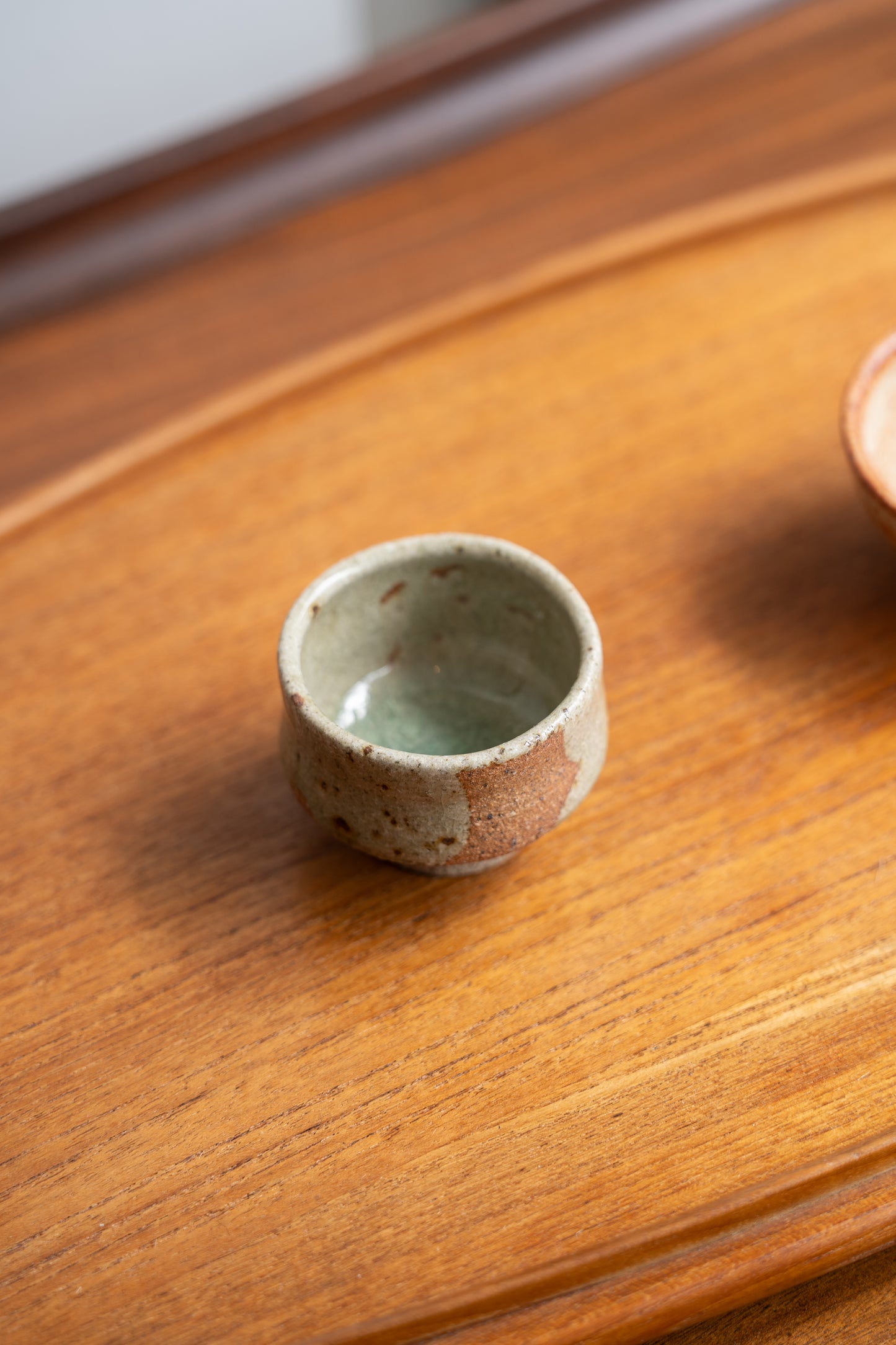 Celadon-Green Glaze Stoneware Bowl by Audrey Stockwin