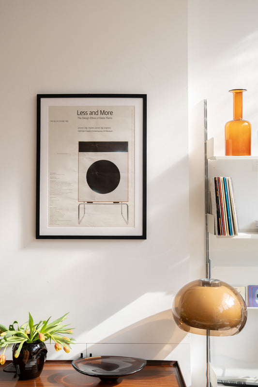 Exhibition Poster - Less and More - The Design Ethos of Dieter Rams (2010)