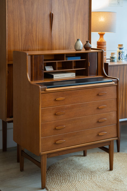 Mid-Century Teak Bureau by Welters of Wycombe, England, c.1960s
