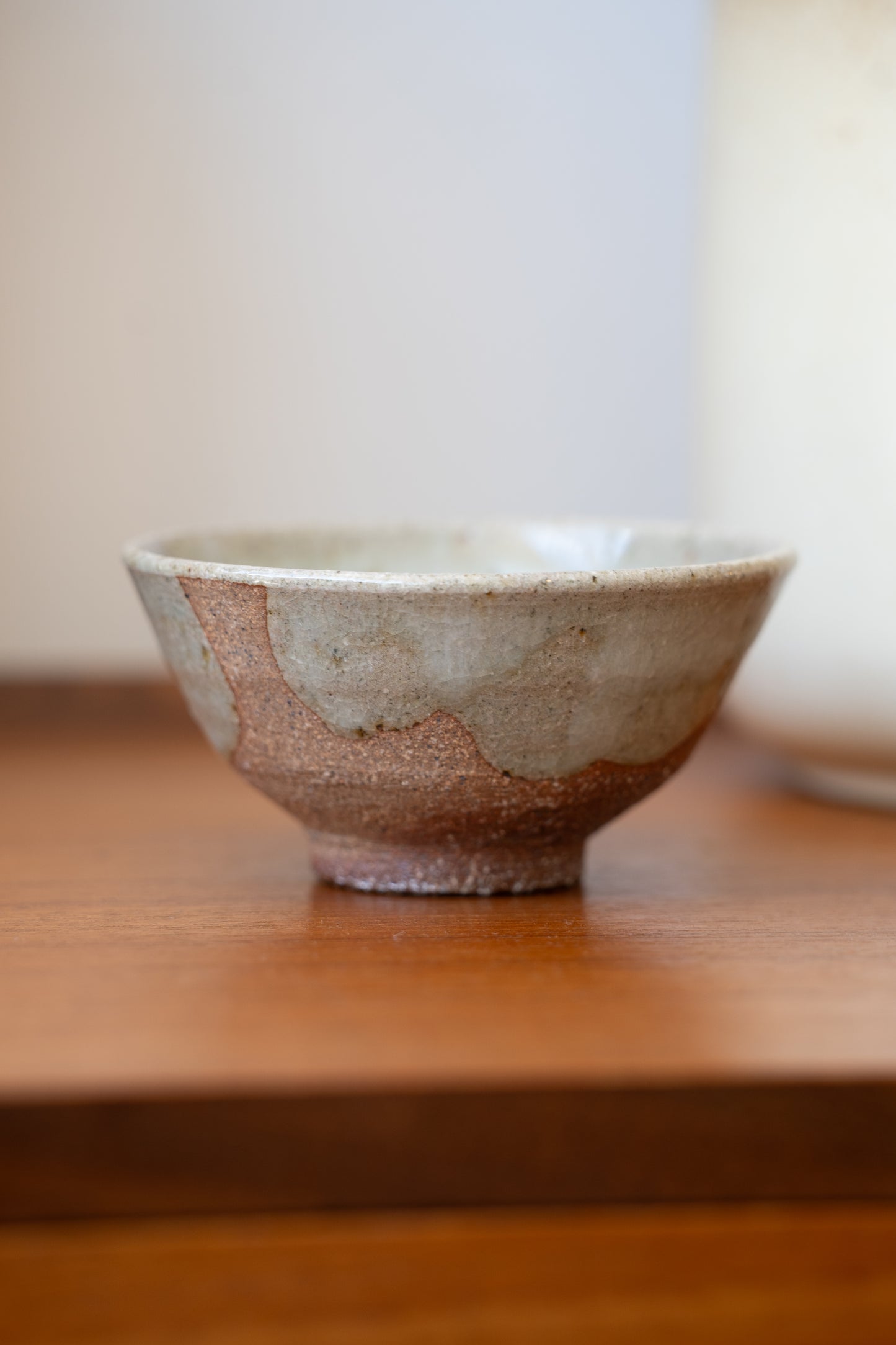 Celadon-Green Glaze Stoneware Bowl by Audrey Stockwin ((bowl 2)