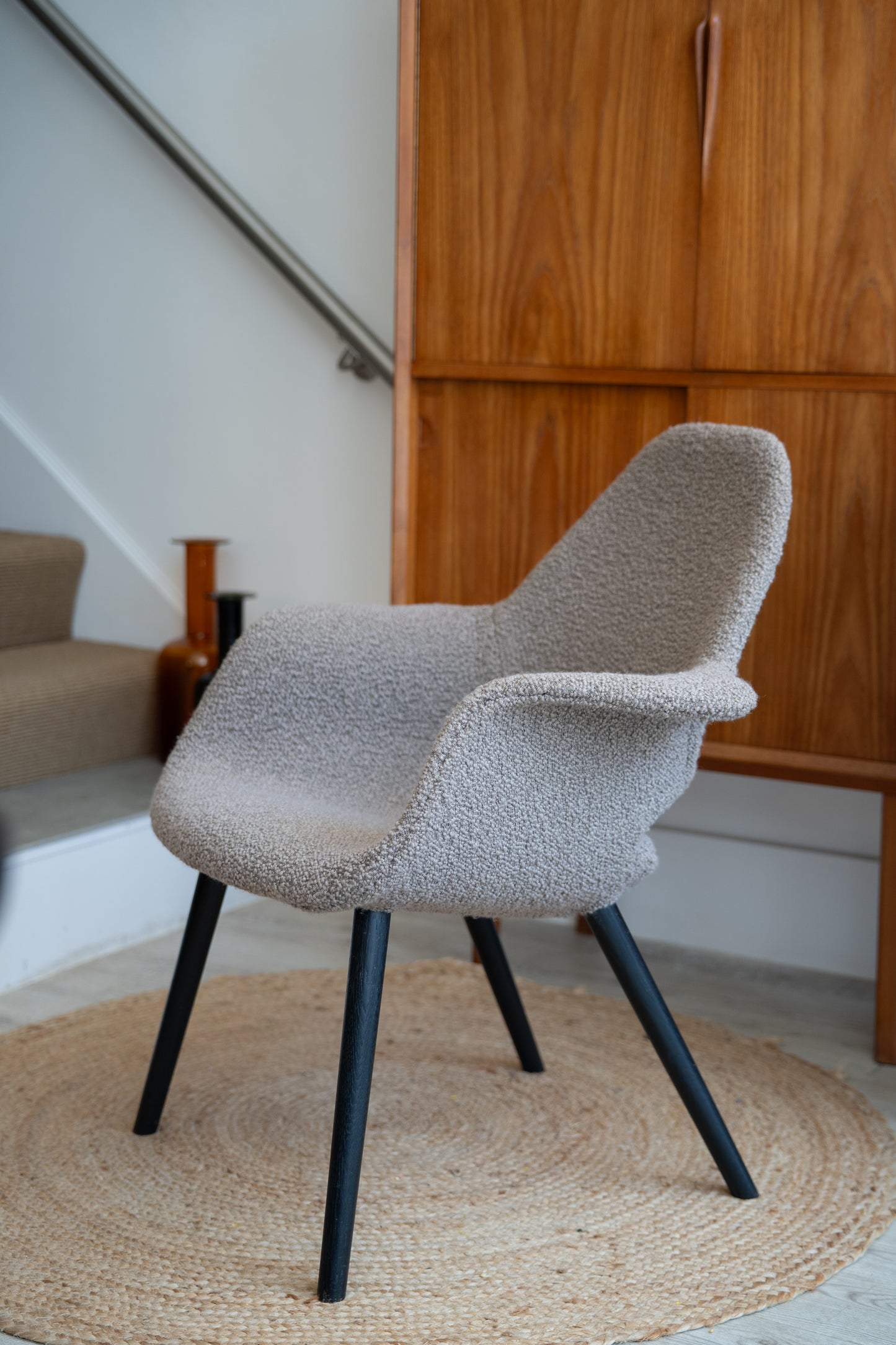 'Organic' Highback Reading Chair by Charles Eames & Eero Saarinen for Vitra