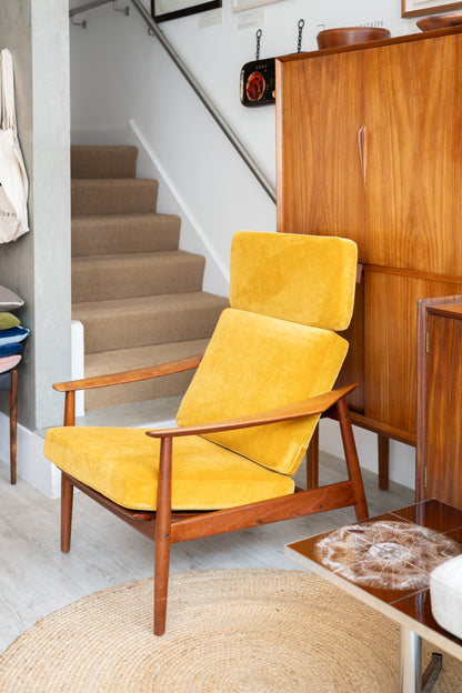 Model FD-164 reclining Armchair by Arne Vodder for France & Son