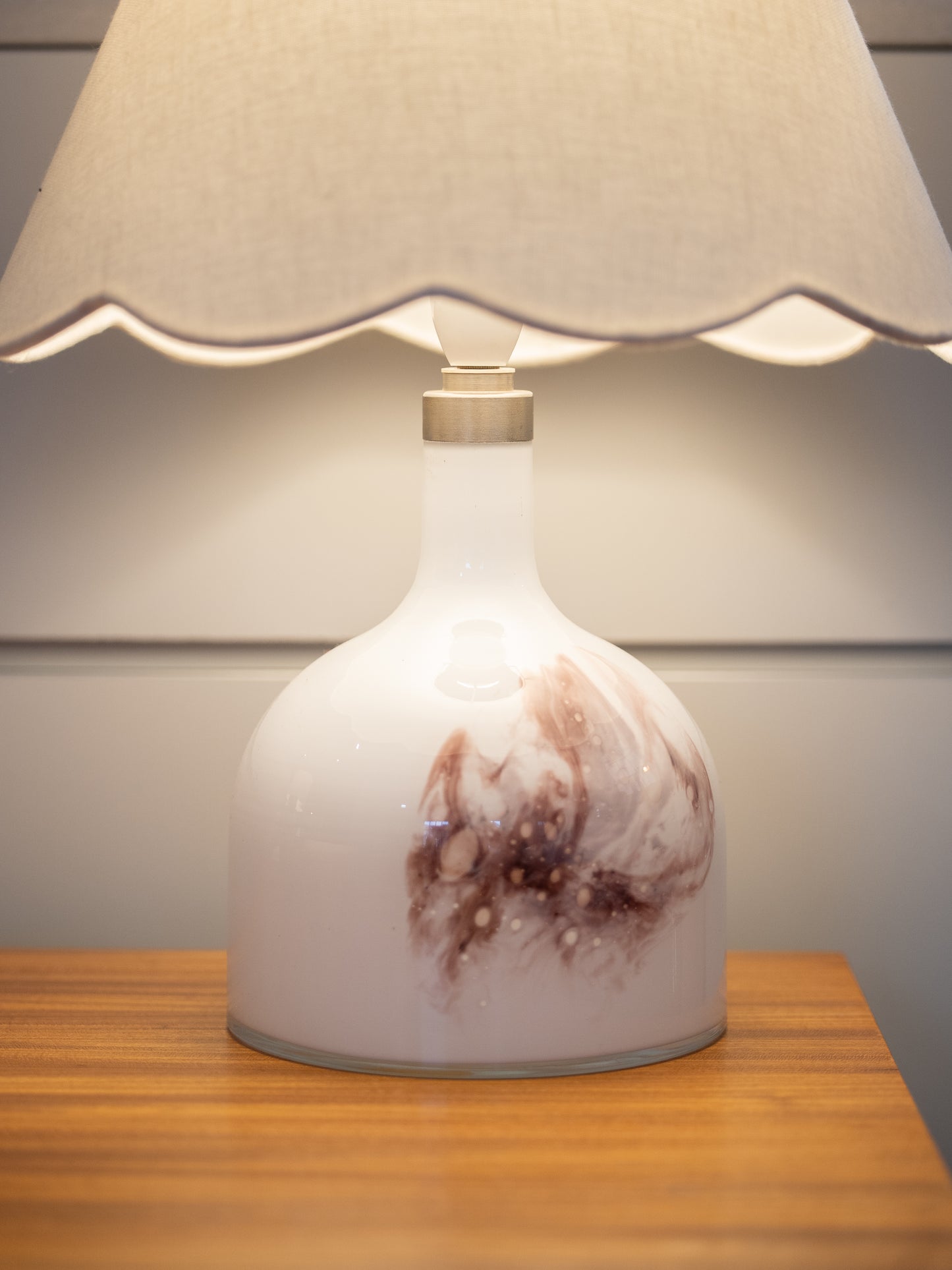 Pottery Lamp and Shade by Martin Pettinger for Somerset Pottery, (1960s) UK