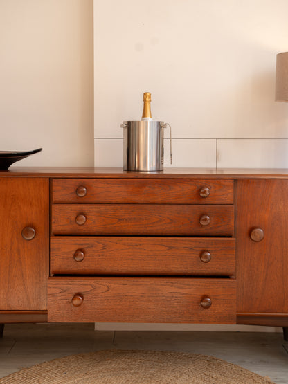 Afromosia and Teak Sideboard by John Herbert for Younger, (1960s) UK