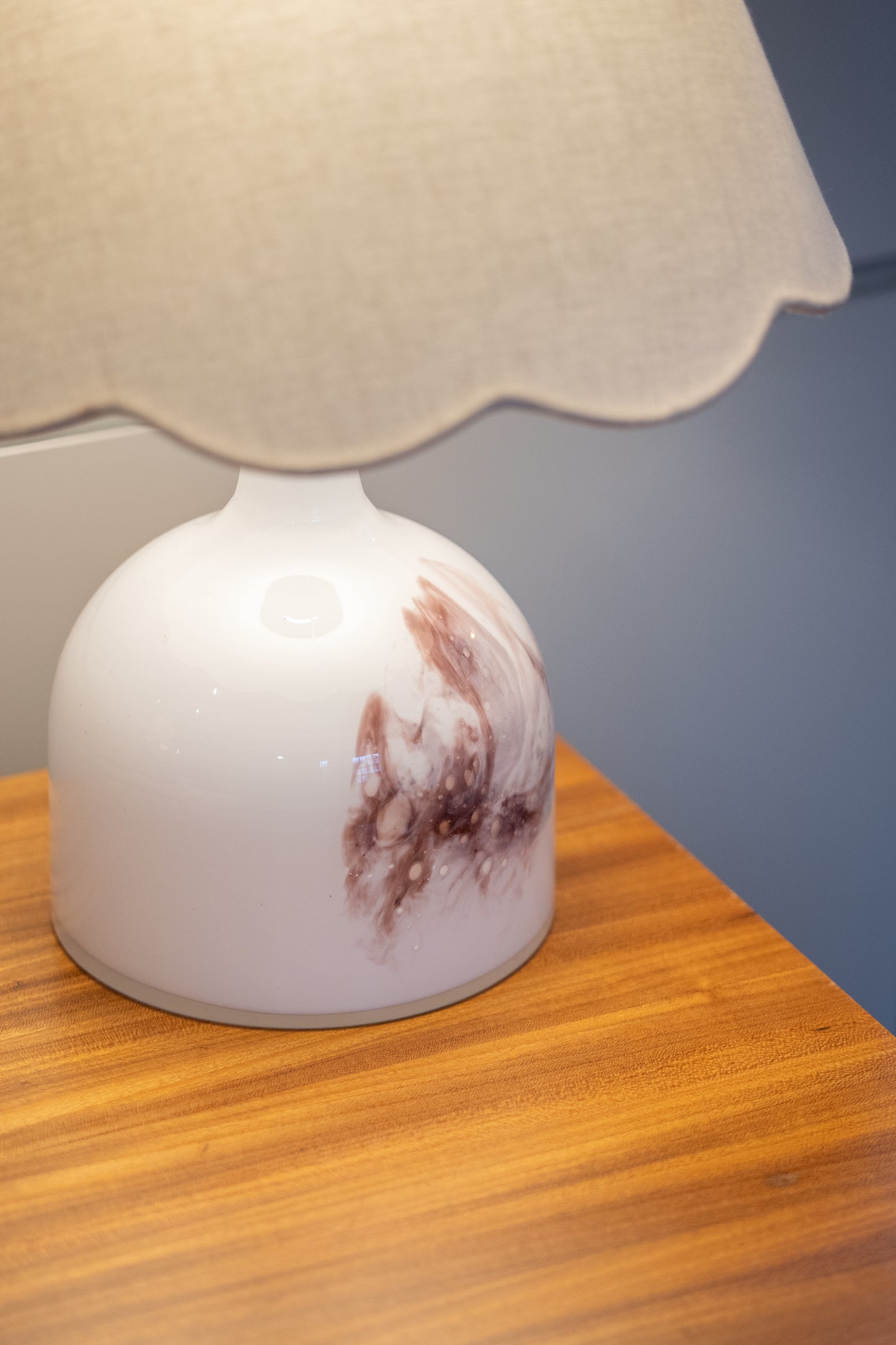 Pottery Lamp and Shade by Martin Pettinger for Somerset Pottery, (1960s) UK