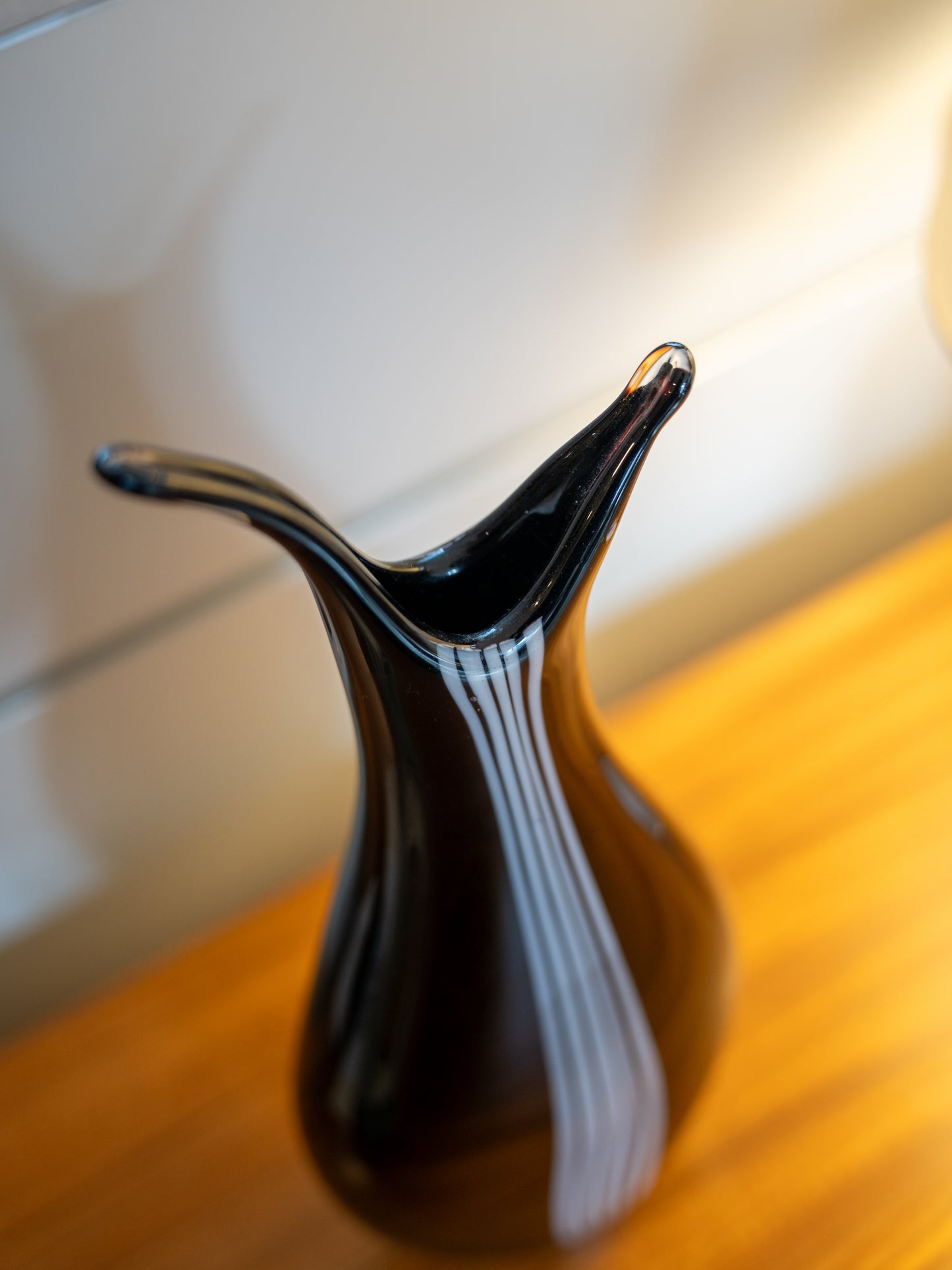 Vicke Lindstrand (Swedish, 1904–1983) Zebra Vase for Kosta (Sweden), circa 1950s