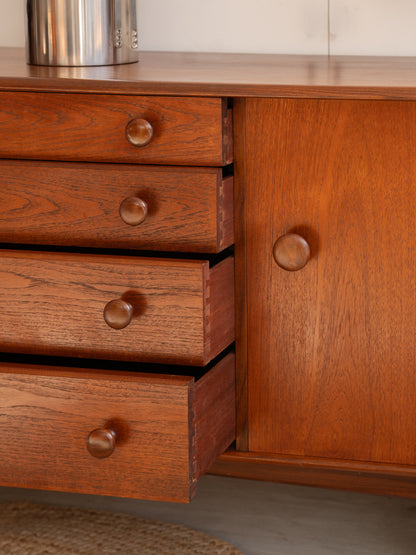 Afromosia and Teak Sideboard by John Herbert for Younger, (1960s) UK