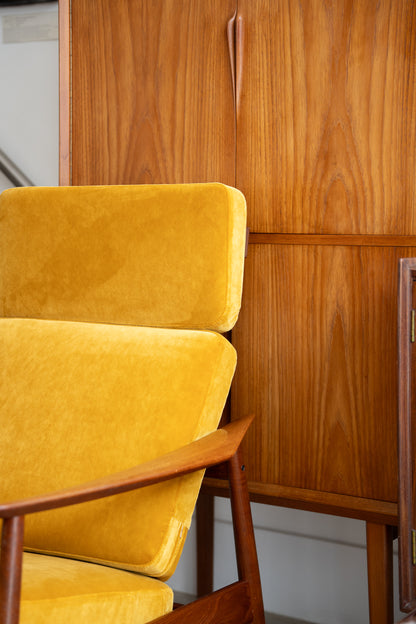 Model FD-164 reclining Armchair by Arne Vodder for France & Son