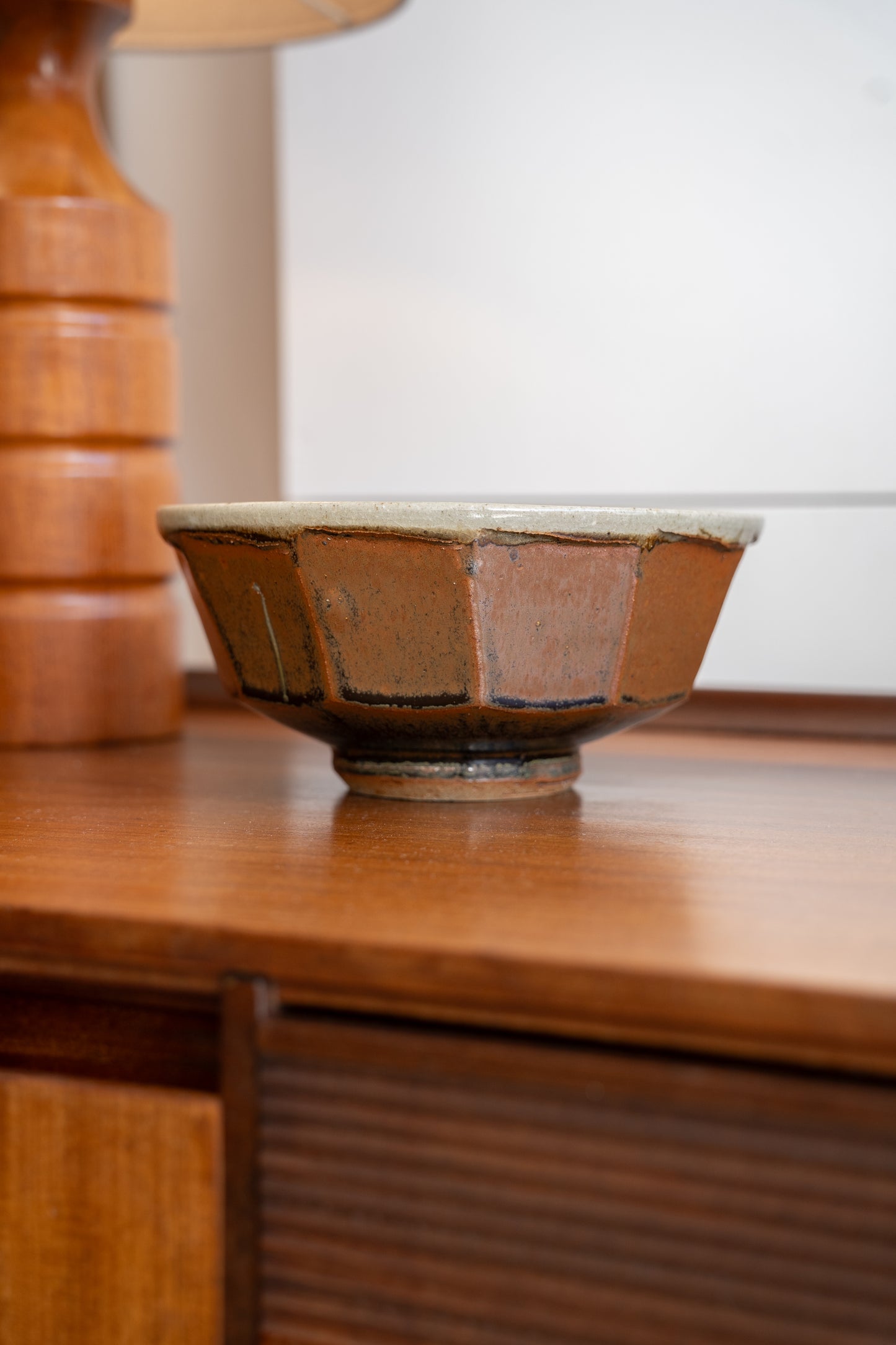 Mike Dodd Cut-Sided Stoneware Bowl (UK)