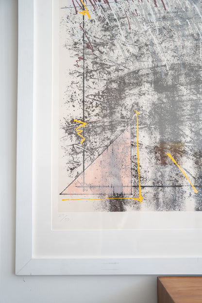 Michael Kenny (1941–1999)  Screenprint  Hills and River Shores, c.1980