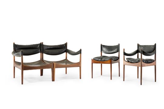 Four 'Modus' Chairs by Kristian Solmer Vedel for Sören Willadsen, (1963) Denmark