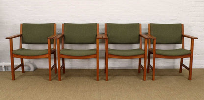 Set of 4 "AP-50" Armchairs by Hans Wegner, for A. P. Stolen (Denmark) 1960s